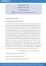 Đề số 3 - Đề kiểm tra học kì 1 - Ngữ văn 12
